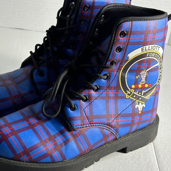 LADIES NEW SIZE 8  SCOTTISH ELLIOT TARTAN BOOTS - Picture 15 of 16